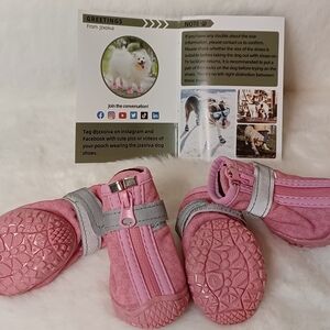 Pink and Gray Kids Shoes